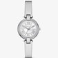 Mini Laney Silver-Tone Bangle Watch