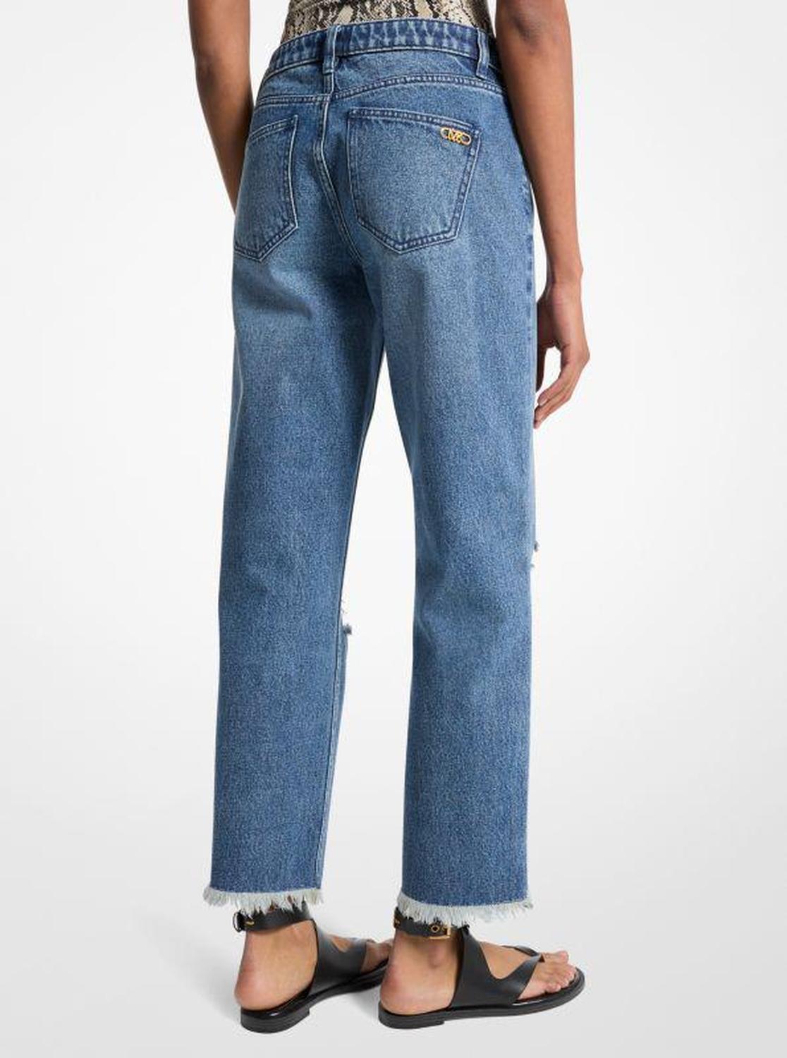 Distressed Denim Jeans