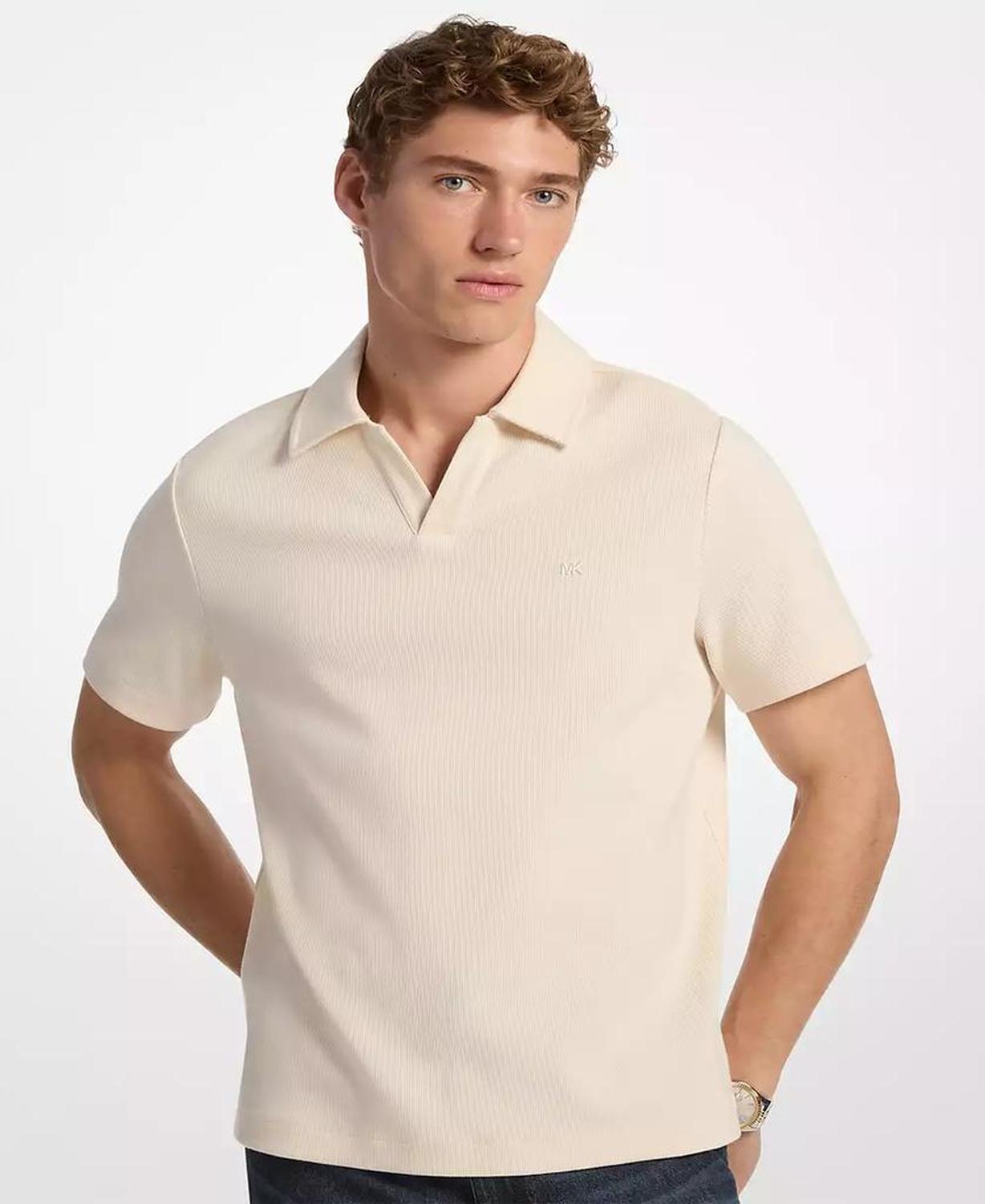 Men's Dense Rib Johnny Collar T-Shirt