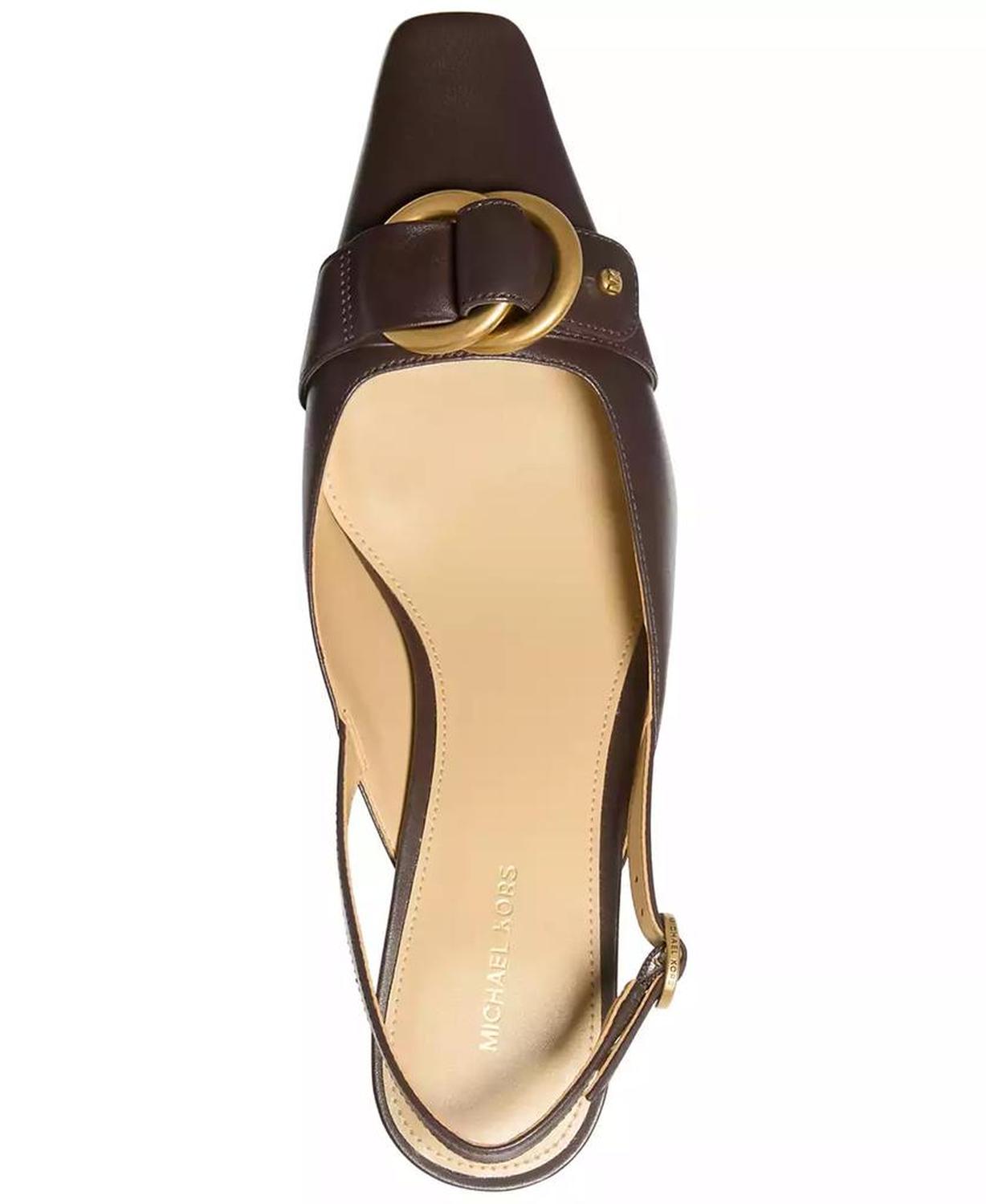 Jaden Kitten Sling Pumps