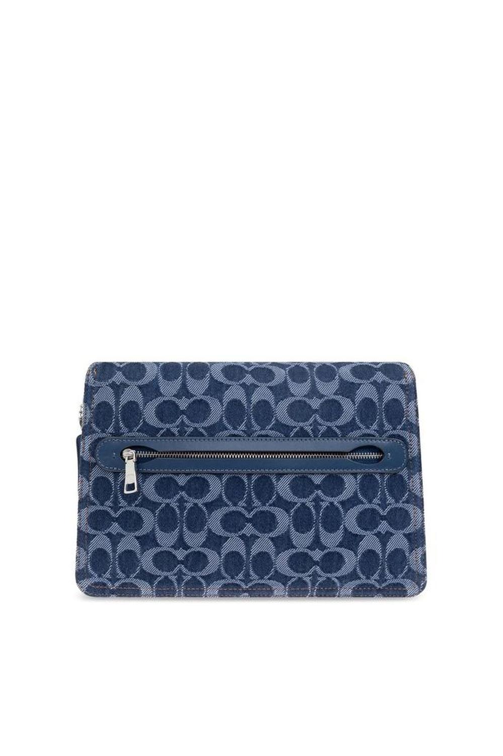 Chain Tabby Monogrammed Denim Shoulder Bag
