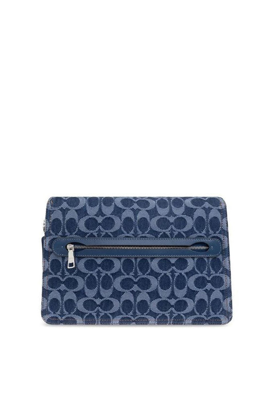 Chain Tabby Monogrammed Denim Shoulder Bag