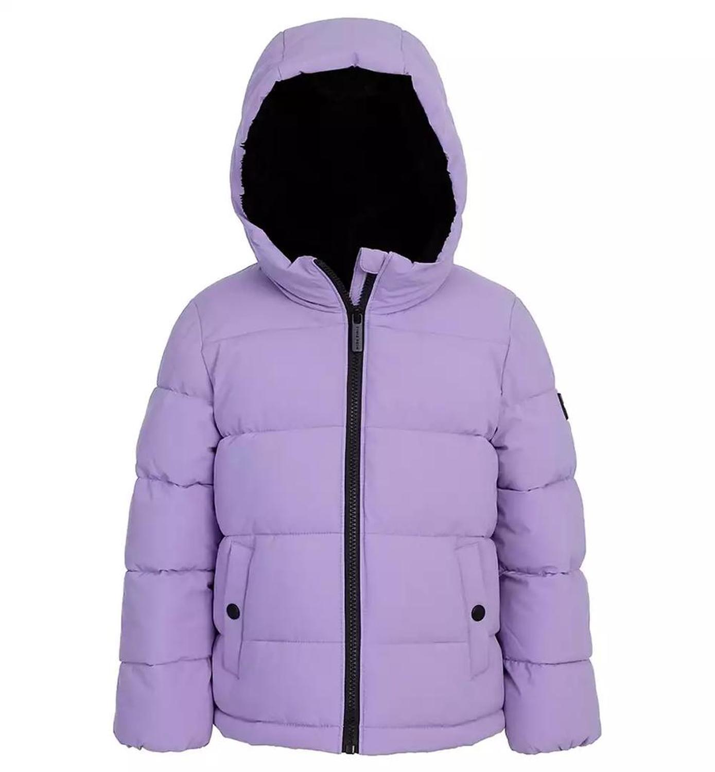 BCBG Toddler and Little Girls Berber Lined Puffer Jacket