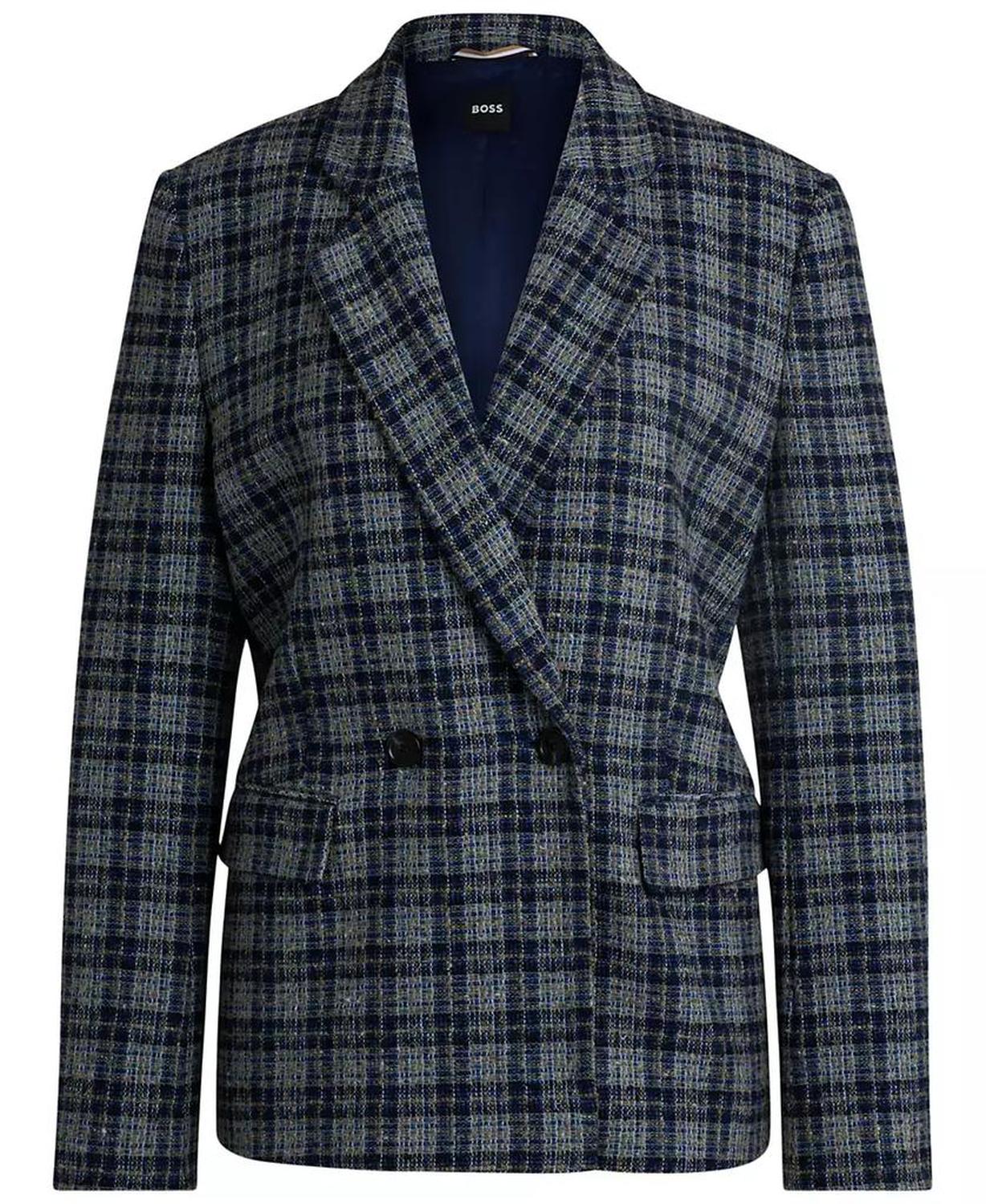 Women’s Relaxed-Fit Double-Breasted Jacket
