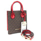 Metallic Color Pvc Leather Handbag (Pre-Owned)