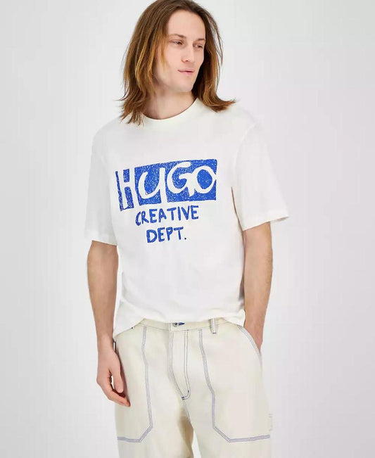 Men's Nugocrea Creative Department Short Sleeve Crewneck Logo Graphic T-Shirt