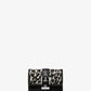 Colby Small Leopard Print Calf Hair Tri-Fold Wallet