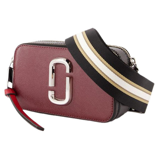The Snapshot Crossbody -  - Leather - Red