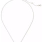 Silver-Tone Mama Elephant Stone Pendant Necklace, 16" + 3" extender