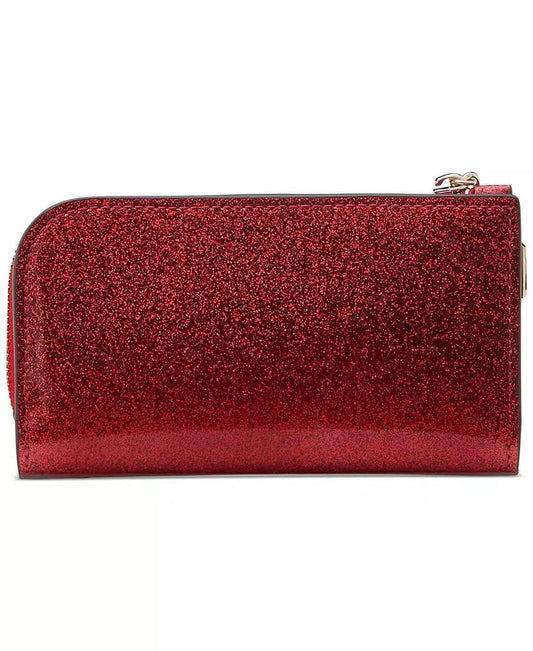 Cars Glitter Patent Leather Small Slim Bifold Wallet