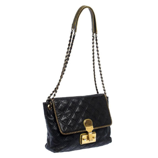 Marc Jacobs  Quilted Leather Flap Crossbody Bag