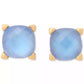 Gold-Tone Color Cubic Zirconia Stud Earrings