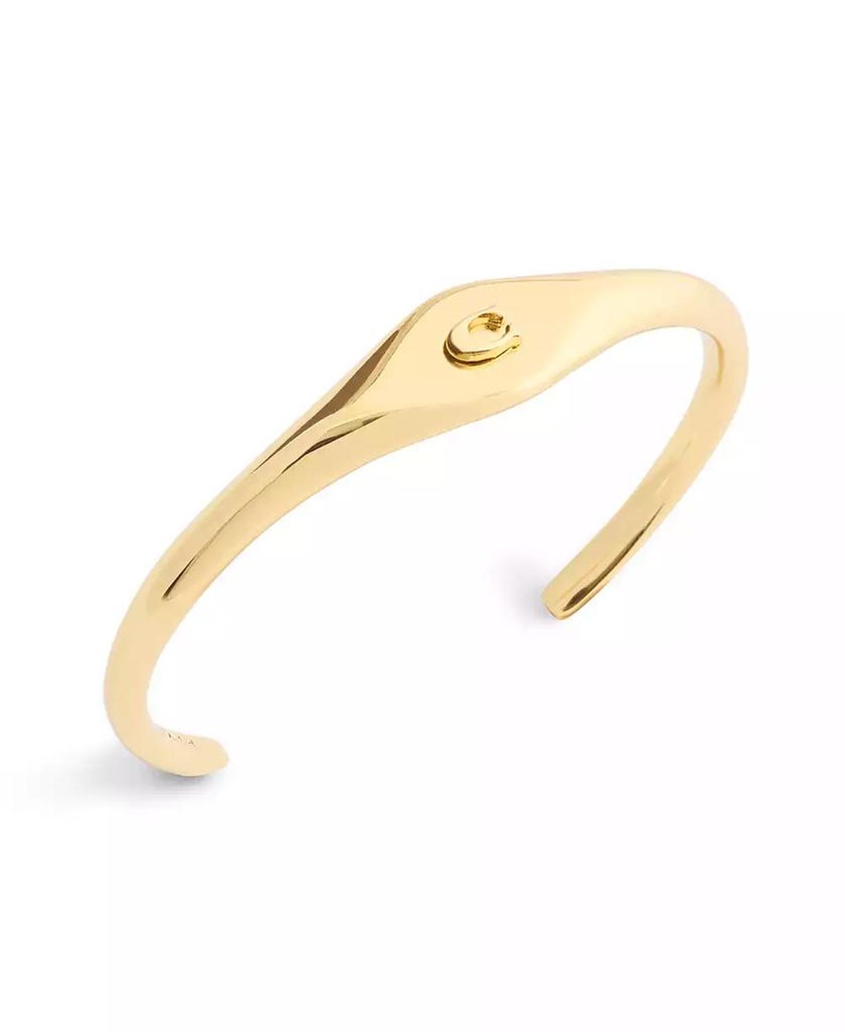 Signature Signet Cuff Bracelet