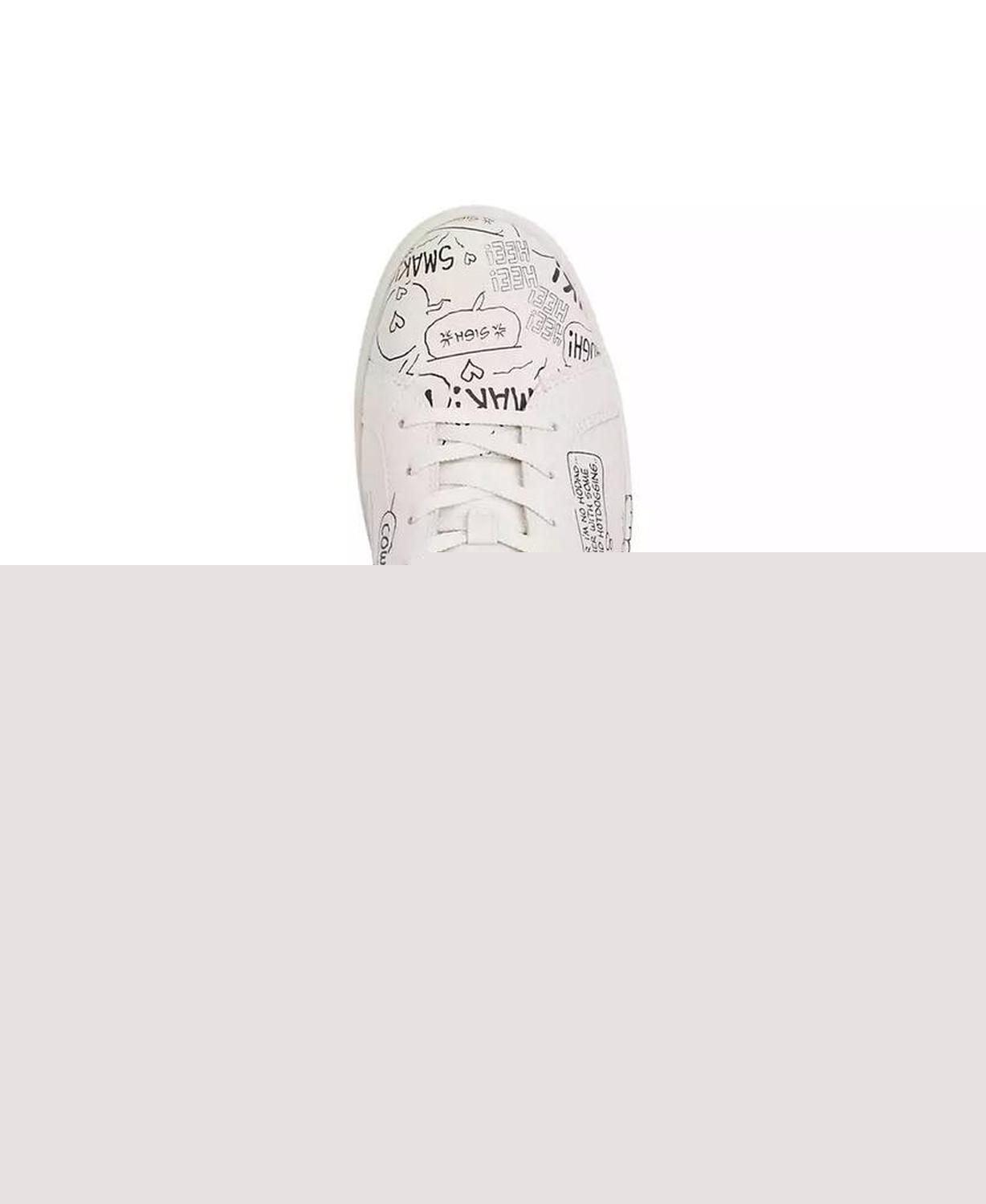 X Peanuts Men's Newspaper Print High Line Sneakers