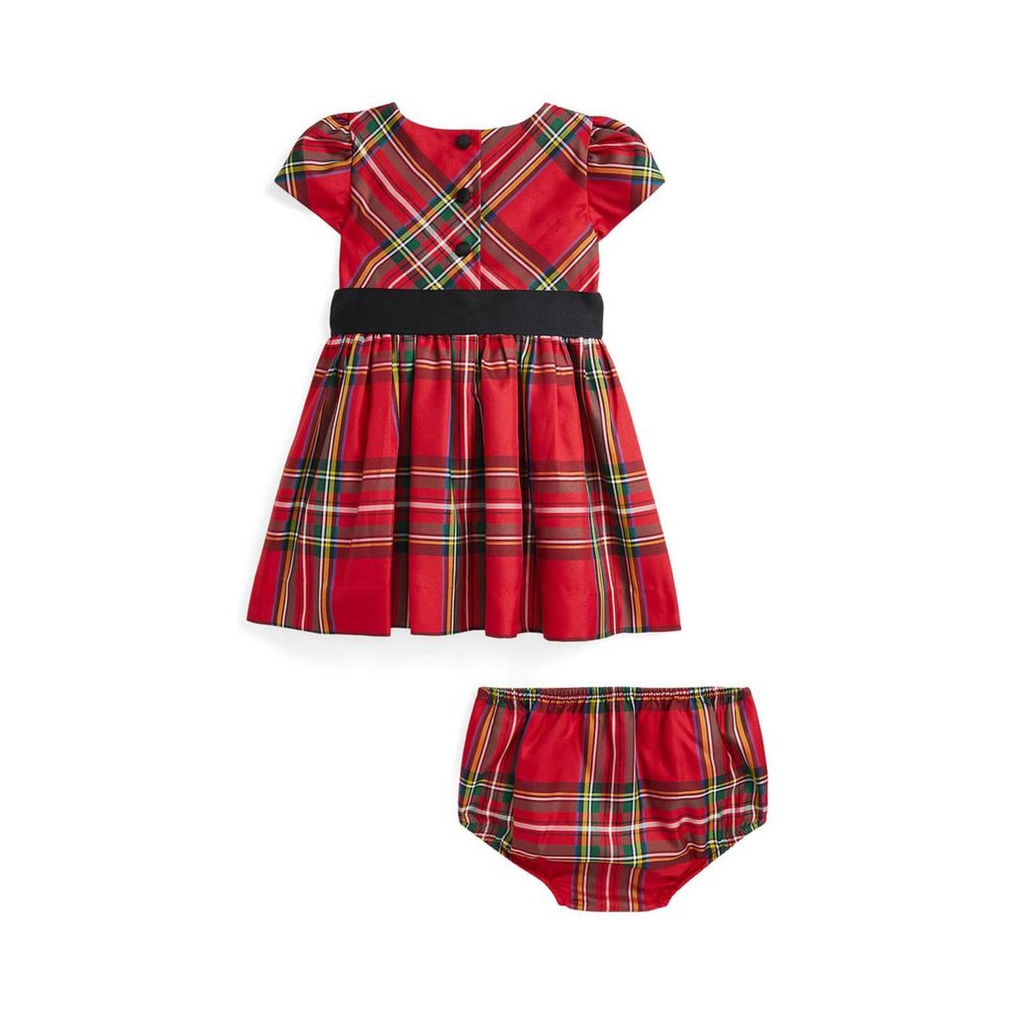 Plaid Twill Dress & Bloomer (Infant)