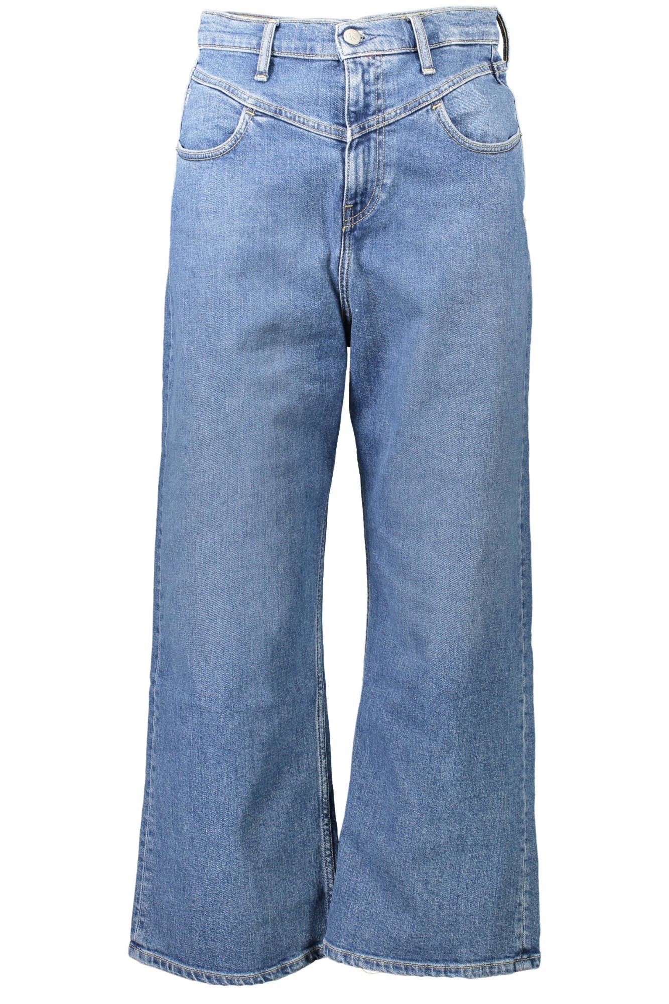 Calvin Klein Blue Cotton Women Jeans