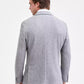 Men's Classic-Fit Stretch Heather Gray Knit Sport Coat