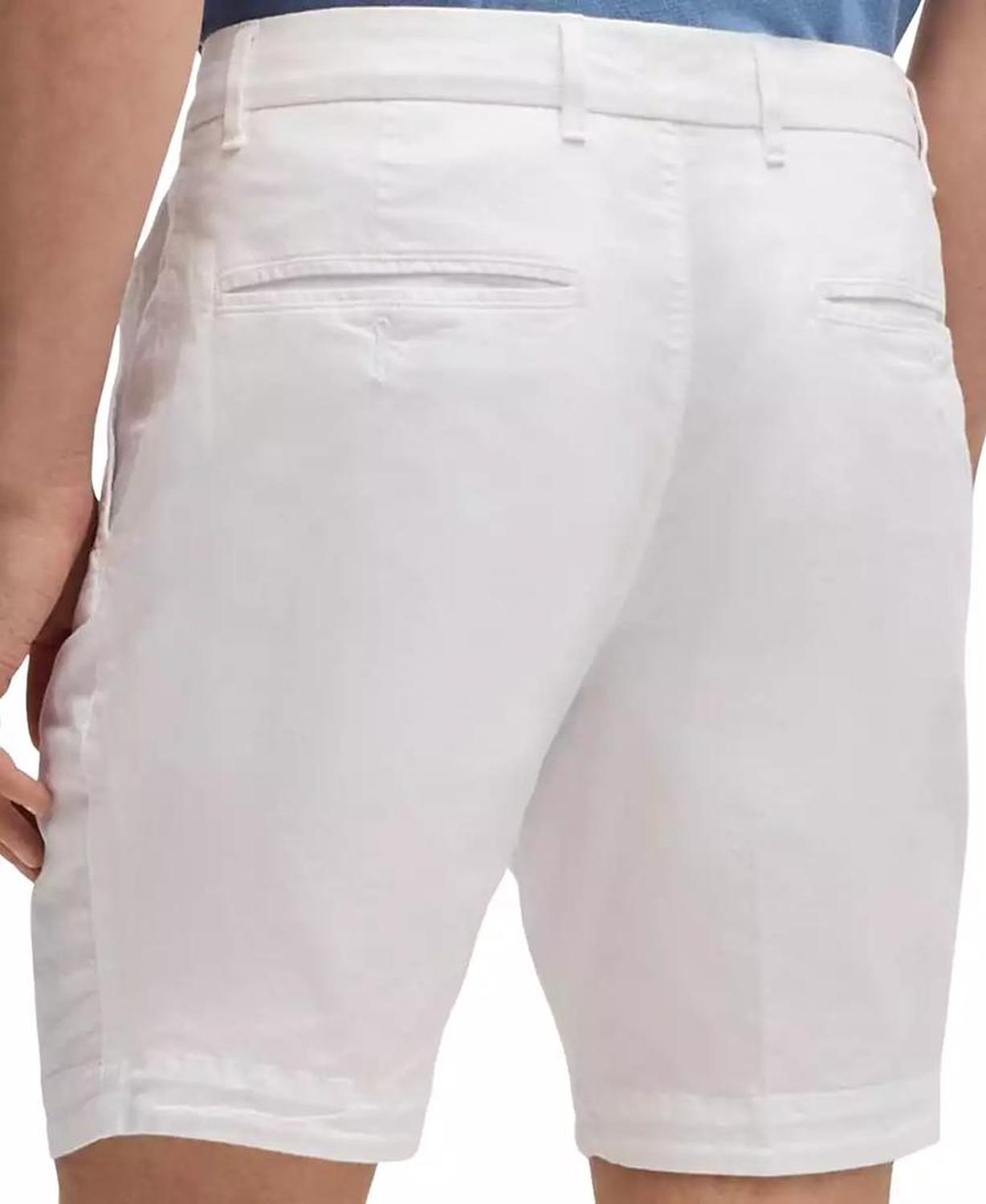 Men's Stretch-Cotton Twill Slim-Fit Shorts