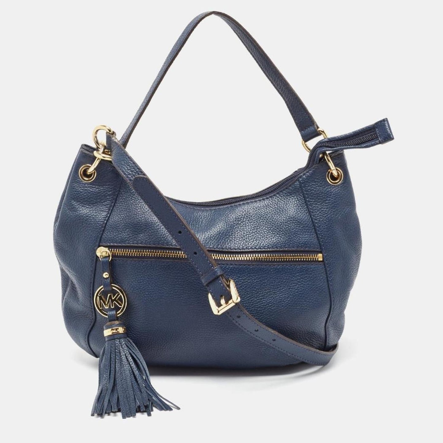 Michael Kors Leather Tassel Crossbody Bag