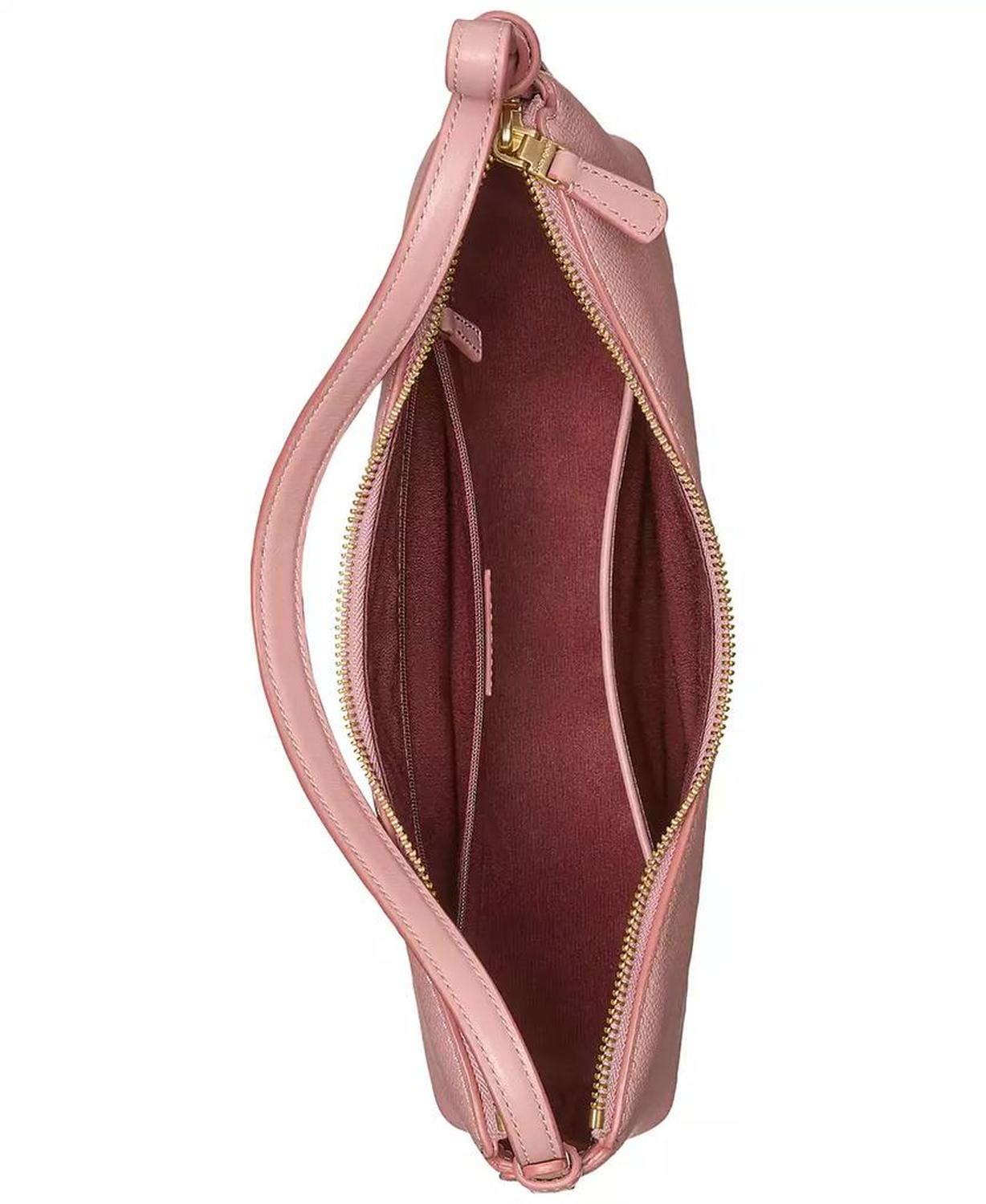 Loop Medium Pebbled Leather Shoulder Bag