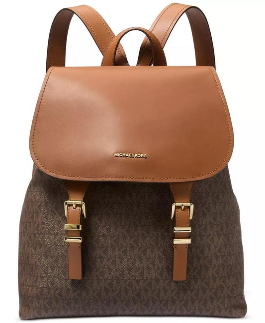 Quinn Small Logo Flap Backpack