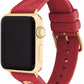 Women's Red Silicone Apple Watch Strap, 38mm, 40mm, 41mm