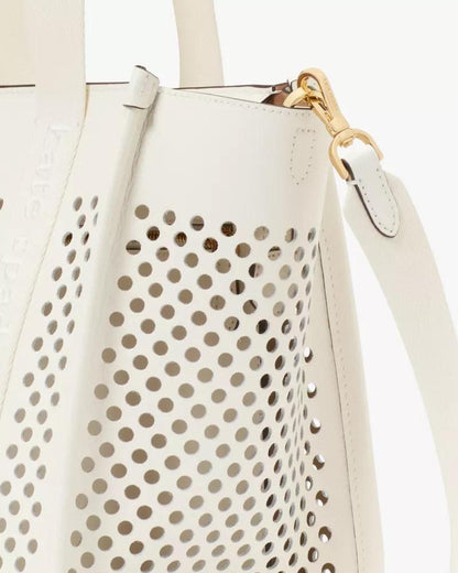 Kip Perforated Leather Small Tote
