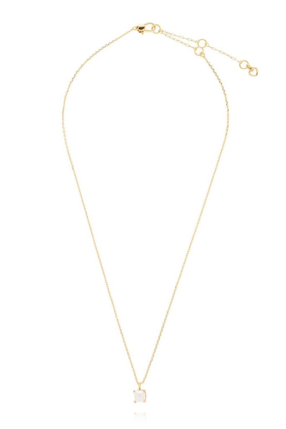 Kate Spade Little Luxuries Square Pendant Necklace