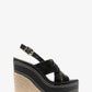 Nora Leather Wedge Sandal