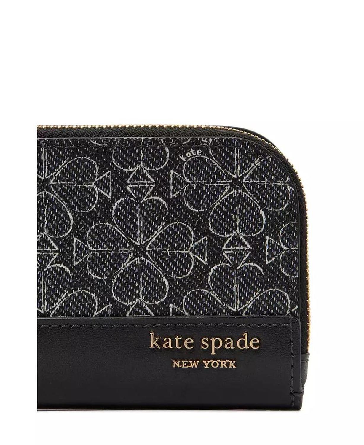 Women's Spade Flower Slim Bifold Wallet