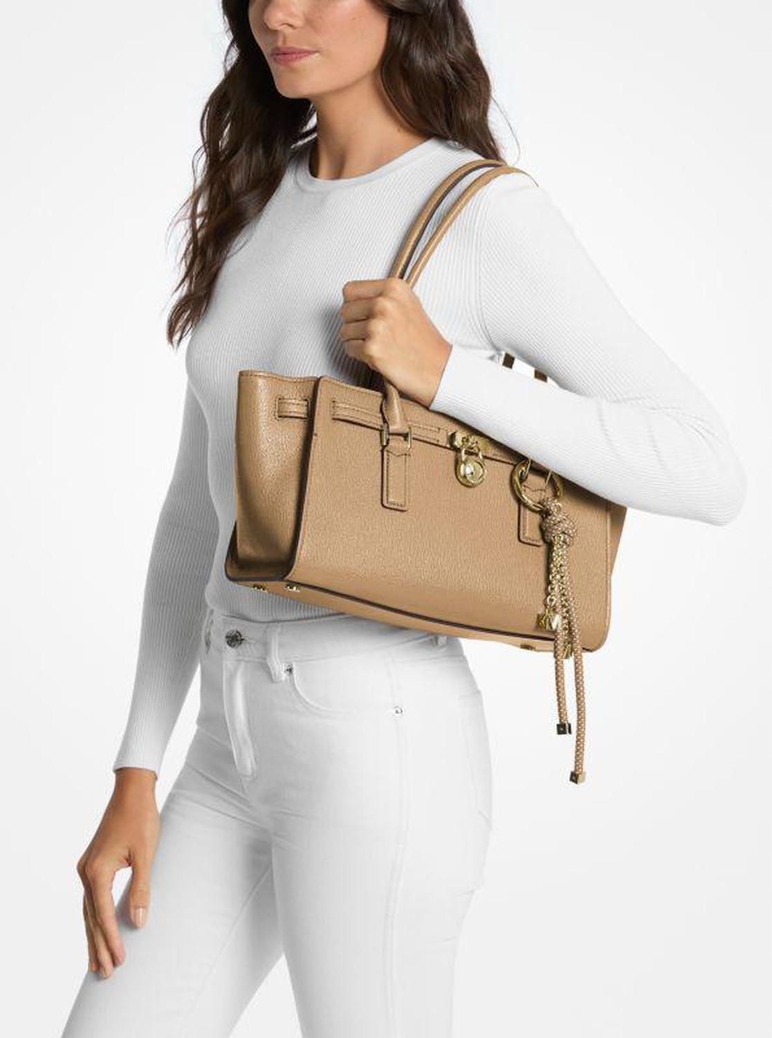 Hamilton Moderne Small Leather Satchel