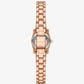 Mini Lexington Pavé Rose Gold-Tone Watch