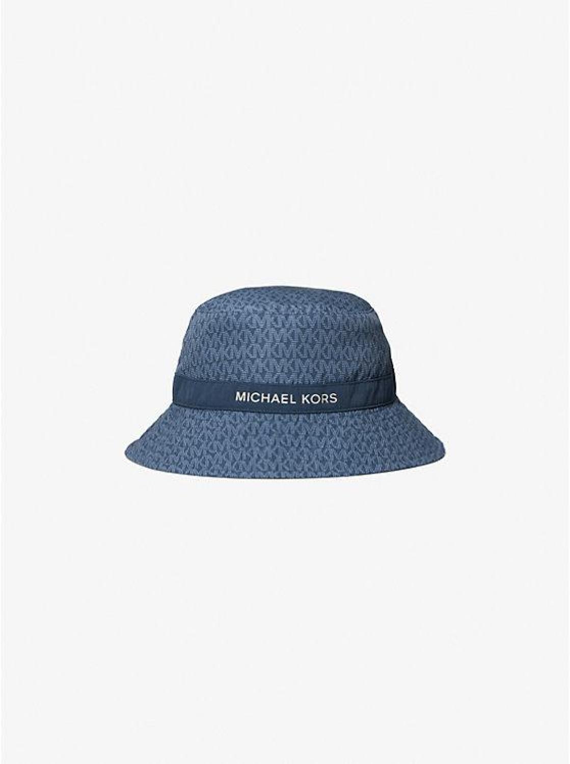 Logo Printed Woven Bucket Hat