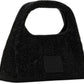 Black 'The Rhinestone Mini Sack' Tote