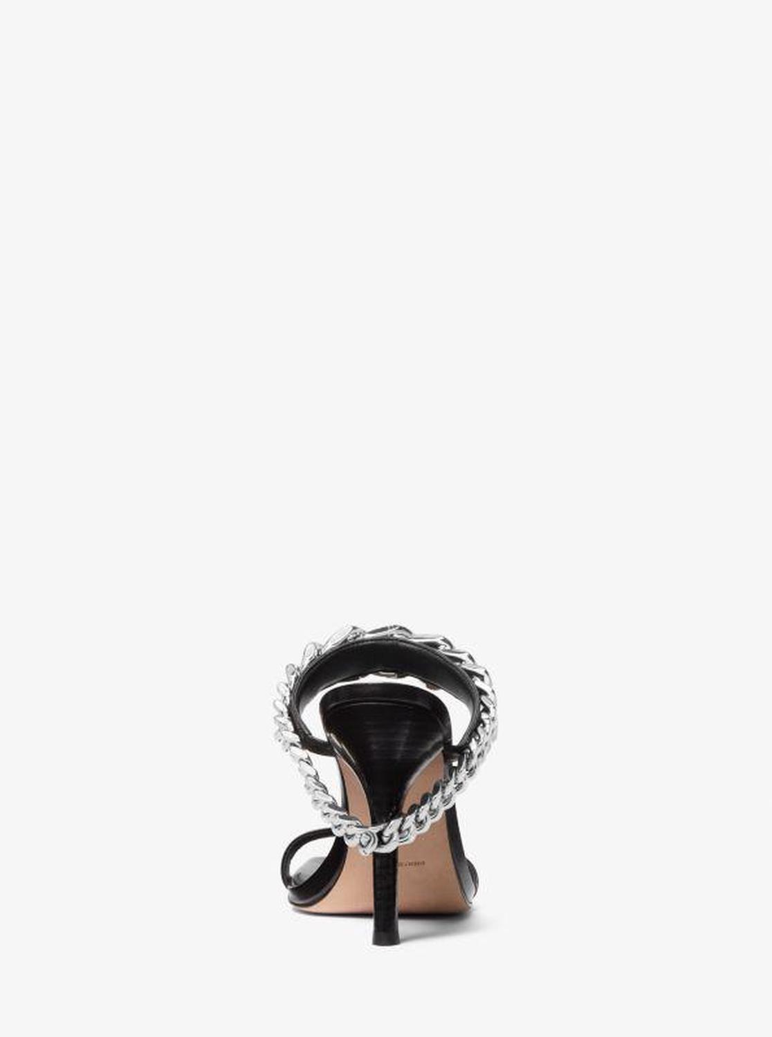 Bianca Embellished Leather Sandal