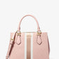 Marilyn Medium Signature Logo Stripe Satchel