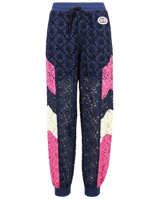 Gucci Lace & Intarsia Pant