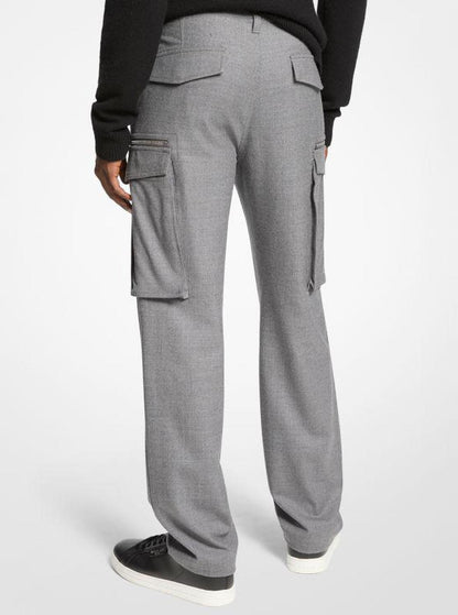 Stretch Wool Cargo Pants
