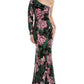 Marchesa Notte One-Shoulder Gown