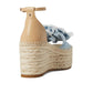 Flourish Denim Espadrille Wedge Sandal