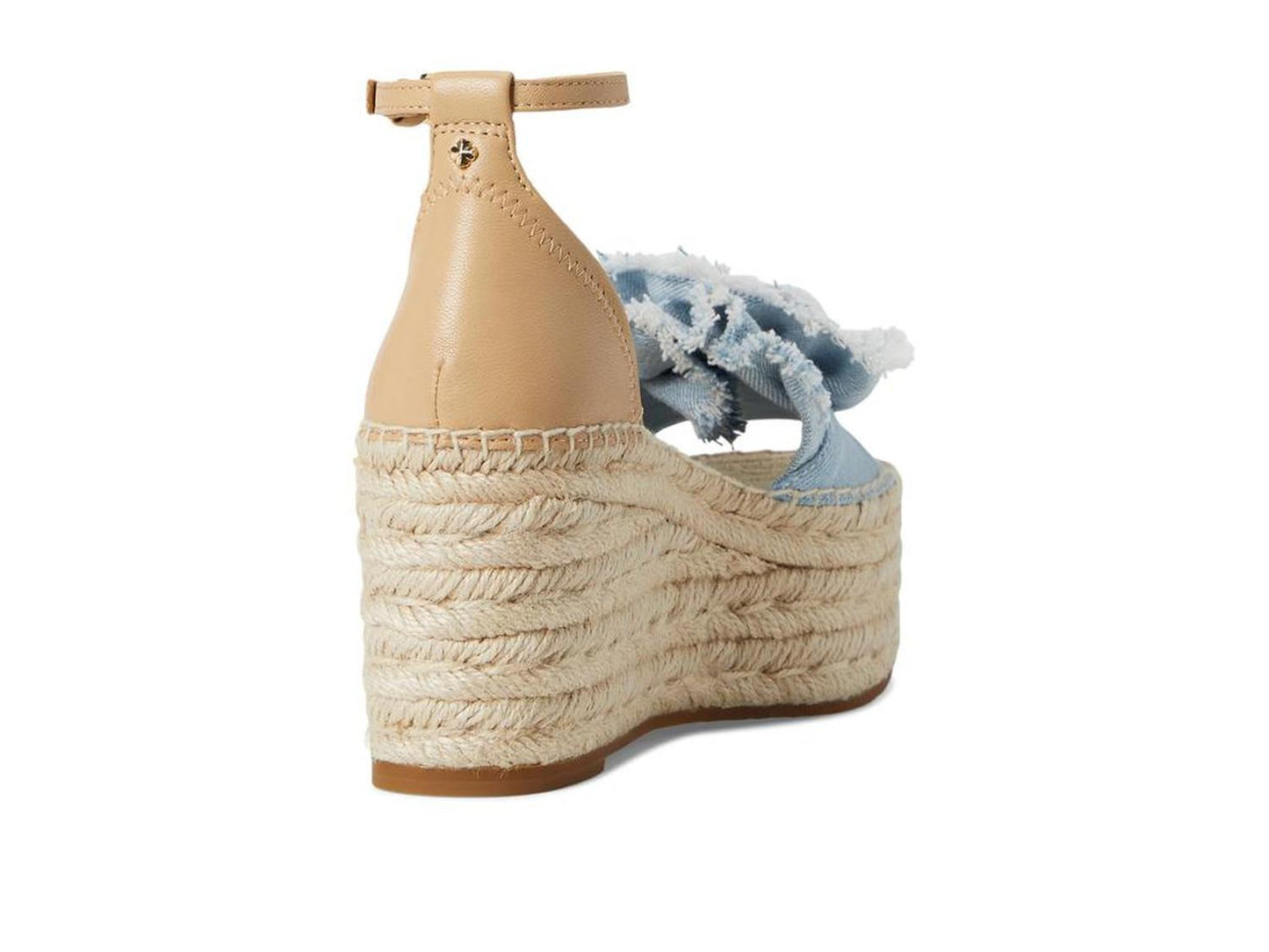 Flourish Denim Espadrille Wedge Sandal