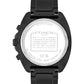 Men's Charter Ionic Plated Black Steel Bracelet Watch, 39mm