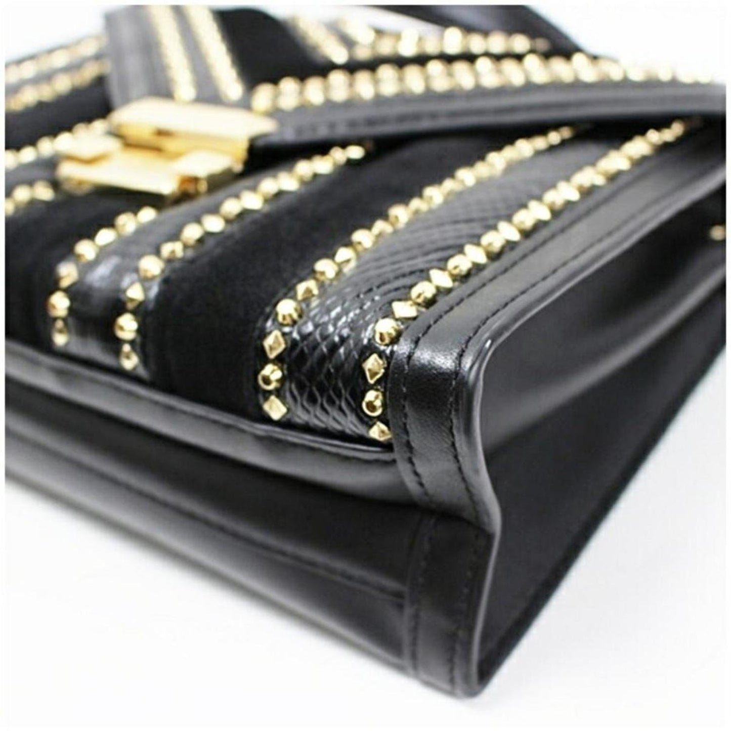 Suede Leather Shoulder Bag (Pre-Owned)