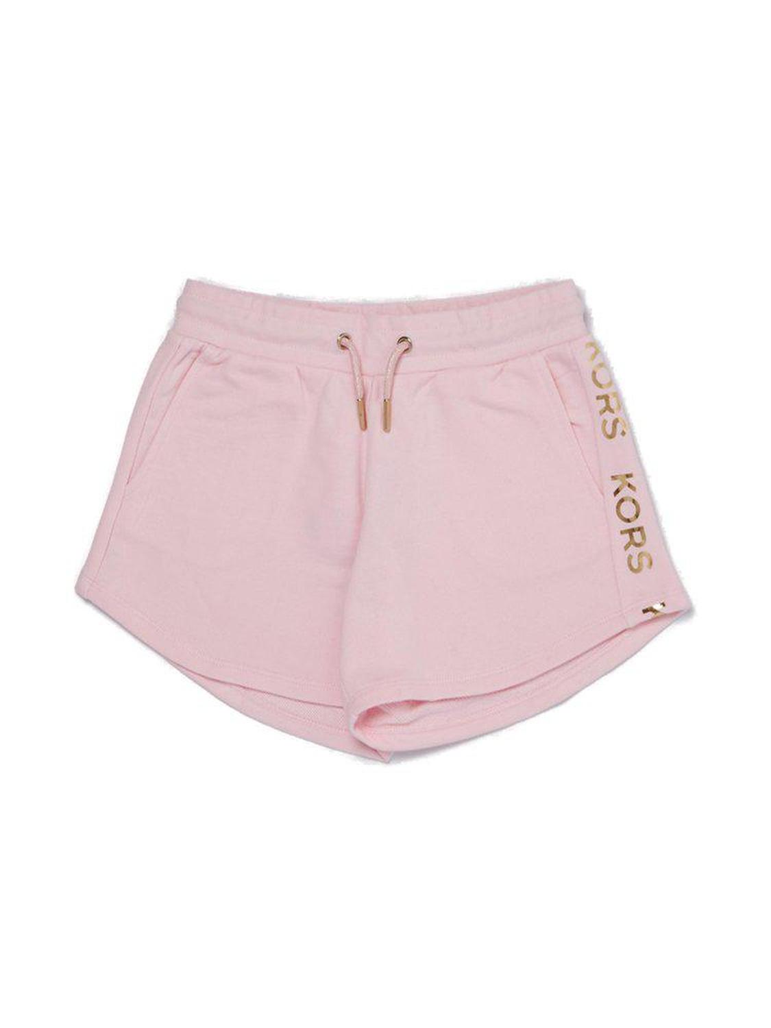 Michael Kors Kids Logo Printed Drawstring Shorts