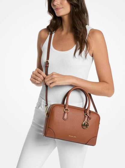 Thompson Pebbled Leather Satchel