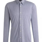 Men's Patterned Performance Slim-Fit Dress Shirt