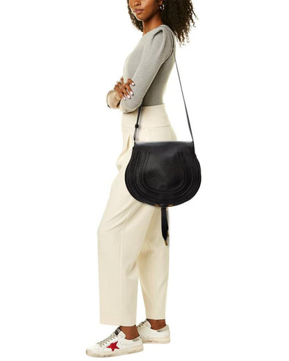 Chloé Marcie Medium Leather Saddle Bag