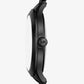 Aspyn Pavé Logo Black-Tone Watch