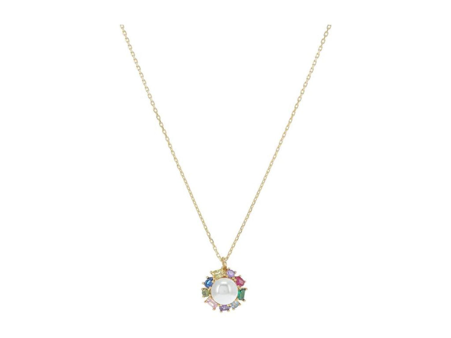 Candy Shop Pearl Halo Pendant Necklace