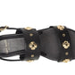 Spade Flower Stud Pebbled Leather Flat Sandal